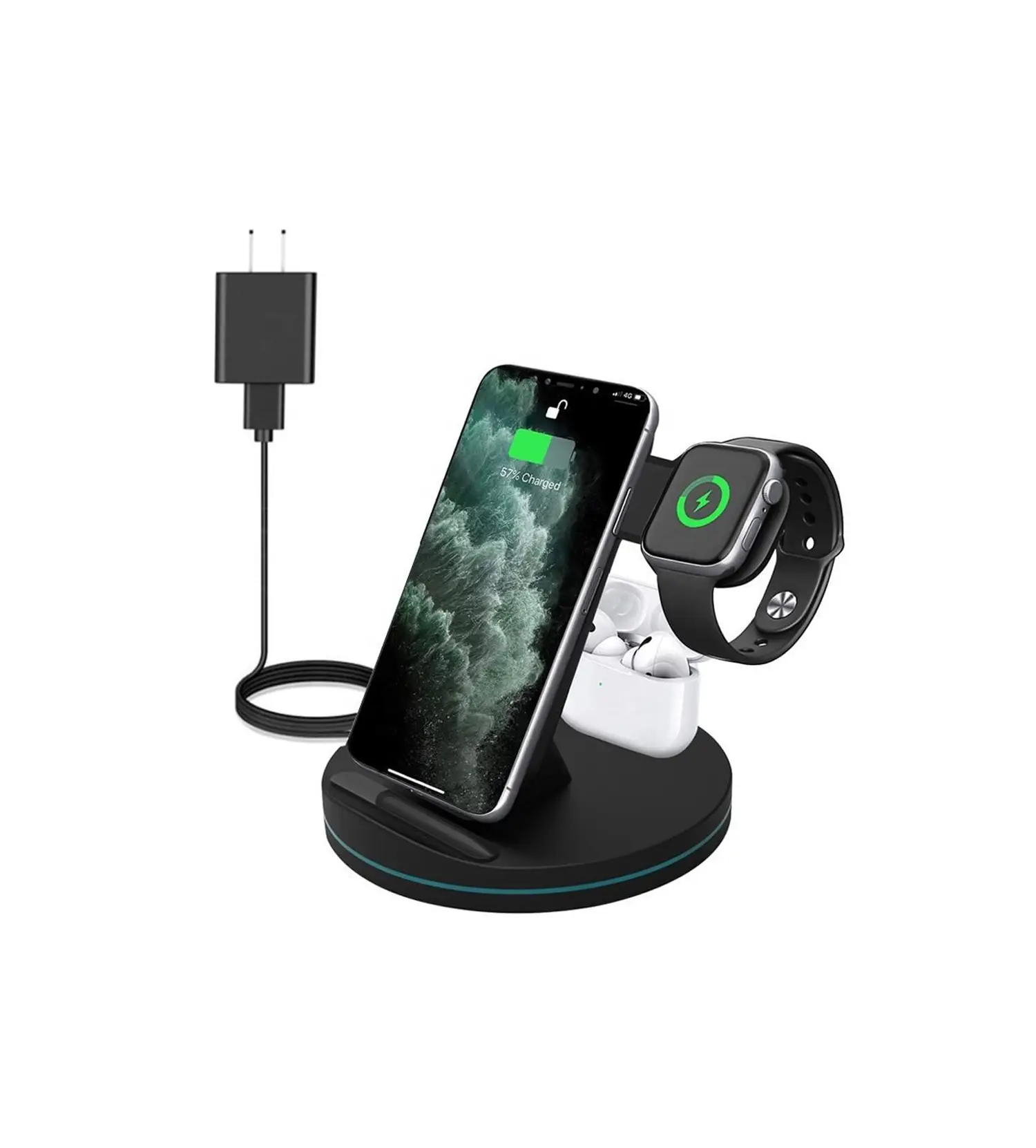 3 in 1 Magnetic Wireless Charging Stand for Apple